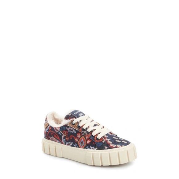 The Farm Rio Shoes Farm Rio Platform Sneakers Ainika Tapestry  size 8.5 - Picture 4 of 11